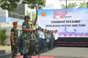 Melepas Keberangkatan Kontingen TNI Yang Akan Mengikuti 7th CISM Military World Games 2019