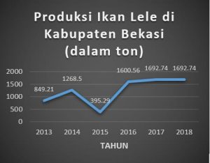 Produksi Lele di Kabupaten Bekasi Monoton
