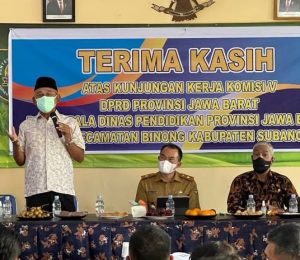 Achmad Ru’yat Terima Aspirasi Masyarakat Binong Terkait Permintaan SMA Negeri Baru