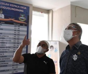Awasi Percepatan Penanganan Covid-19, Achmad Ru’yat Cek SWAB Antigen Gratis di Bandung Barat