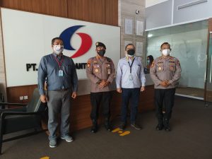 Dirpamobvit Polda Banten Apresiasi Penerapan Prokes di PT Lestari Banten Energi