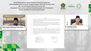 BPJPH – UNU Yogyakarta Sinergi Layanan Sertifikasi Halal Dengan Metode Digital Signature