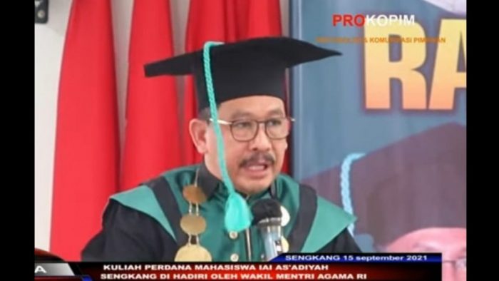 Wamenag Berharap Mahasiswa  Jadi Katalisator dan Dinamisator Moderasi Beragama