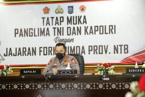 Kapolri Ingatkan Penurunan Level di NTB Harus Diimbangi Prokes yang Ketat