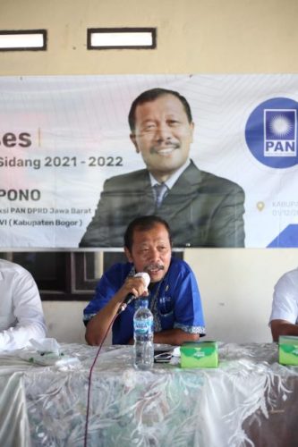 Reses di Klapanunggal Bogor, H. Supono Serap Aspirasi Masyarakat Perihal Infrastruktur