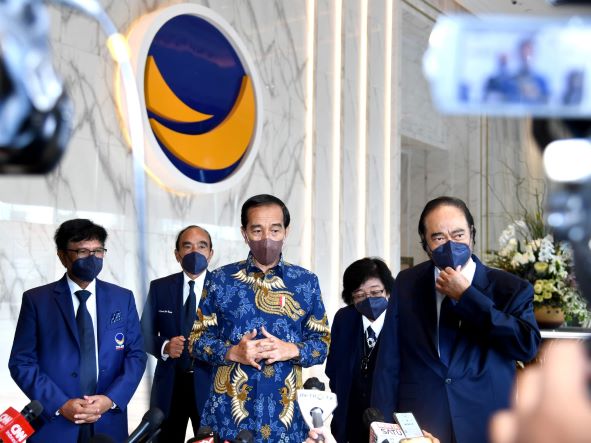 Jokowi: NasDem Tower Menujukkan Keinginan Perubahan Bagi Negara
