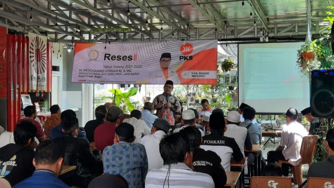 Masyarakat Pondok Rajeg Bogor Minta Dewan M Ichsan Advokasi Jalan Provinsi Yang Belum Sepenuhnya Diperbaiki