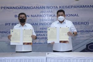 Untuk Mewujudkan Indonesia Bersinar, BNN RI Kembali Tandatangani Perjanjian Kerjasama dengan KASN