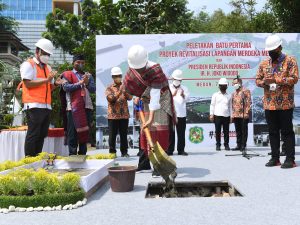 Secara Resmi Presiden Jokowi Mencanangkan Revitalisasi Lapangan Merdeka di Kota Medan