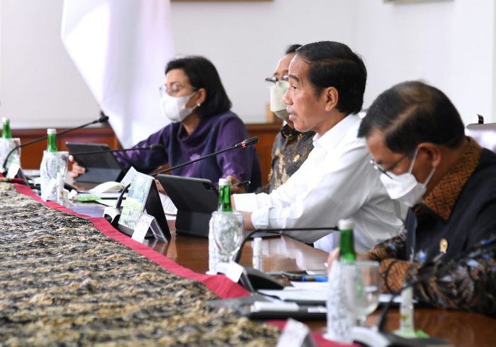 Rapat Terkait Evaluasi Proyek Strategis Nasional Dipimpin Langsung Presiden Jokowi