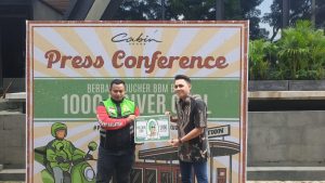 Reopening, Kafe Cabin Bogor Berbagi Ceria dengan Driver Ojol