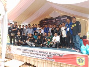 HUT Karang Taruna, Desa Sanja Gelar Santunan dan Doa Bersama untuk Ade Yasin