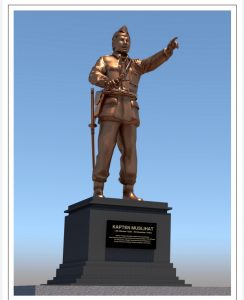 Melalui Disperumkim Pemkot Bogor akan Membangun Kembali Patung Kapten Muslihat