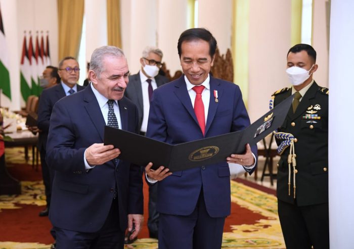 Kunjungan Resmi PM Palestina Diterima Langsung Presiden Jokowi
