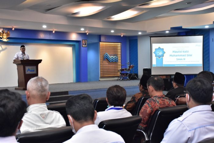 Memperingati Maulid Nabi, Perumda Air Minum Tirta Kahuripan Bersinergi Melalui Kegiatan Pengajian Rutin Bulanan