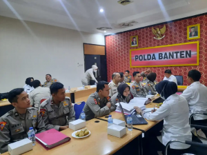 Kunjungan Tim Audit Wasrik Itwasda Diterima Biroops Polda Benten