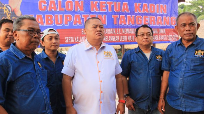 H.Zulkarnain SE Mantap Nyalon Ketua Kadin Kabupaten Tangerang Periode 2022-2027