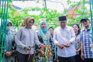 Taman Baca Masyarakat Perbas Diremikan Langsung Benyamin Davnie