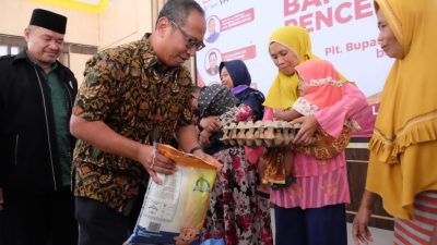 Dalam Rangkaian HPN 2023 Bulog Bersama PWI Peduli Melakukan Bakti Sosial