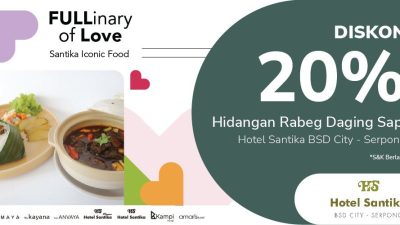 Santika Indonesia Hotels & Resorts Kembali Menggelar “Santika Iconic Food 2023” dengan Tema FULLinary of Love
