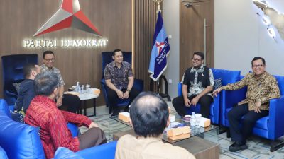 Upaya Percepat Deklarasi, Anies dan Tim Kecil Koalisi Perubahan Sambangi AHY di kantor Demokrat