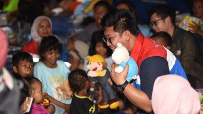 Relawan Pertamina Peduli Menggelar Trauma Healing untuk Korban TBBM Plumpang