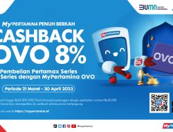 Kejutan Spesial dari MyPertamina, isi Bahan Bakar Cashback Saldo OVO 8%
