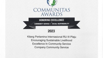 Sebanyak 5 Program CSR Kilang Pertamina Internasional Berhasil Menyabet Penghargaan Communitas Award 2023 di Amerika Serikat