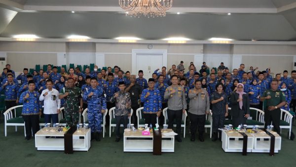 Wakil Ketua DPRD Kabupaten Bogor Agus Salim menghadiri kegiatan LPJ Kapolres Bogor