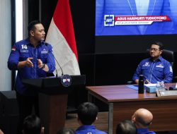 Pimpin Rapat Pleno, Pileg dan Pilpres  Dua Agenda Penting Yang Disampaikan Ketum AHY