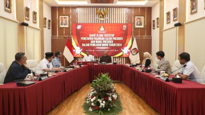 PASANGAN CALON PRESIDEN DAN WAKIL PRESIDEN DALAM PEMILIHAN UMUM TAHUN 2024 DITETAPKAN KPU