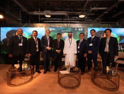 Inovasi Lahan Basah Buatan untuk Kelola Limbah Air Terproduksi di Gelaran COP28 Dipaparkan Pertamina Hulu Rokan