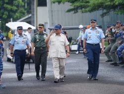 Delapan Helikopter Airbus H225M Diserahkan Menhan Prabowo Subianto ke TNI AU di Lanud Atang Sendjaja