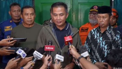 Tinjau Lokasi Kebakaran Gudang Amunisi di Ciangsana Bogor, Gubernur Jabar Bey Machmudin Utamakan Keselamatan Warga