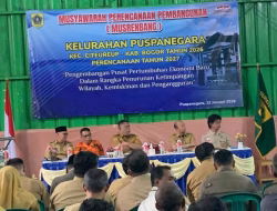 Hadiri Musrenbang Puspanegara, Bupati Rudy Susmanto Tekankan Sinergi Pembangunan Daerah