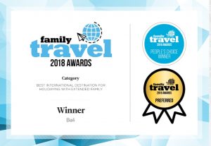 Tiga Penghargaan Family Travel People’s Choice Awards Disabet Bali