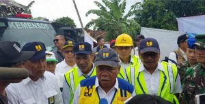 Sejumlah Mentri Kunjungi Lokasi Bencana  di Lampung Selatan