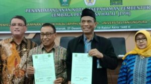 BPJPH Gandeng Universitas Tanjung Pura Jamin Produk Halal