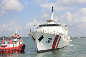 KN Tanjung Datu 301 Lakukan Pelayaran internasional Perdana di India