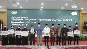 Memuaskan , Kafilah Sumut Capai Target di STQH Nasional 2021