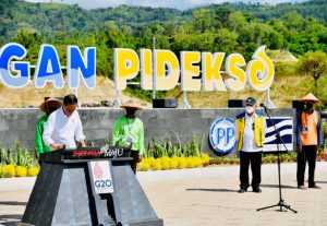 Presiden Jokowi Resmikan Bendungan Pidekso Wonogiri