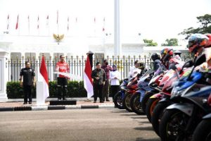 Parade Pembalap Pertamina Grand Prix of Indonesia Dilepas Langsung Presiden Jokowi
