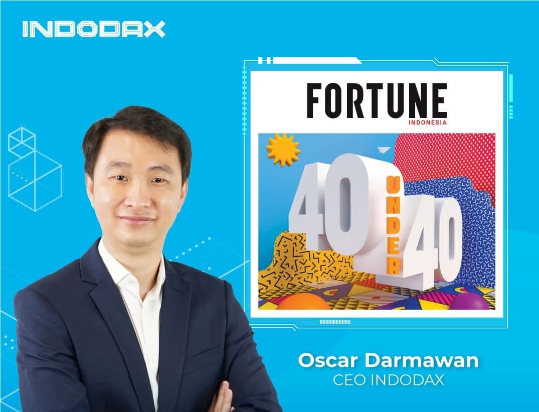 OSCAR DARMAWAN CEO Indodax Masuk 40 Under 40 Versi Fortune Indonesia