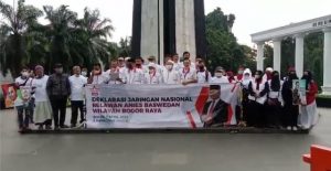 Jarnas Relawan Anies Baswedan Deklarasi Dukungan di Tugu Kujang Bogor