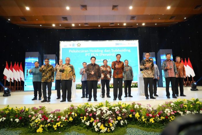 Kementerian BUMN Resmi Meluncurkan Holding Subholding PT PLN