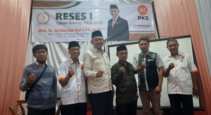 Reses di Sukaraja Bogor, Wakil Ketua DPRD Jabar Achmad Ru’yat Soroti Masalah Bank Emok