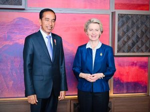 Dengan Presiden Komisi Eropa Presiden Jokowi Lakukan Pertemuan Bilateral
