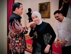 Kedatangan Putri Ariani ke Istana Merdeka Disambut Langsung Presiden Jokowi
