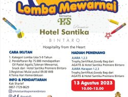 Hotel Santika Premiere Bintaro Menggelar Lomba Mewarnai Agatis, dalam Rangka Menyambut hari kemerdekaan RI