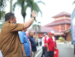 Bupati Rudy Susmanto Lepas Secara Resmi Bantuan Kemanusiaan untuk Korban Longsor KBB